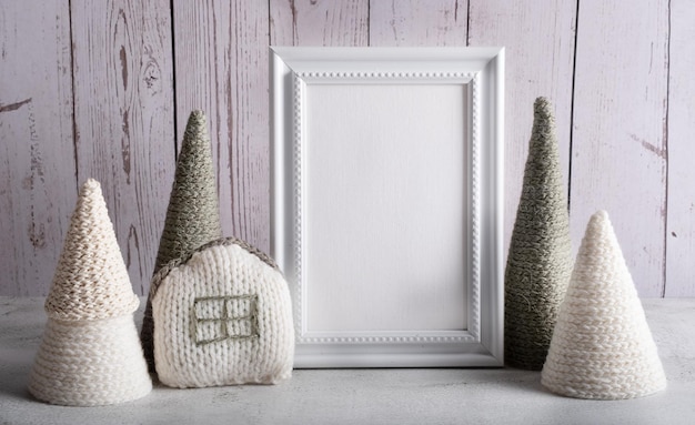 haft w ramce jako prezent